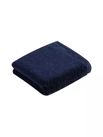 VOSSEN | Handtuch VEGAN LIFE 50x100cm Marine Blau | 